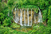 Wasserfall von Plitvitz, Plitvitzer Seen, Nationalpark Plitvitzer Seen, Plitvice, UNESCO Weltnaturerbe Nationalpark Plitvitzer Seen, Kroatien