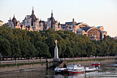 Whitehall Court and Charing Cross Station, London, England