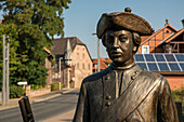 Portrait of the town guard of the former fortress Ziegenhain, Ziegenhain, Hesse, Germany, Europe