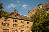 Detail vom Landgrafenschloss, Marburg, Hessen, Deutschland, Europa