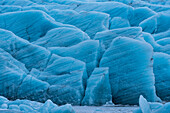 Detail of ice on Svínafellsjökull (Svinafellsjokull) Glacier at Skaftafell National Park, Iceland, Europe