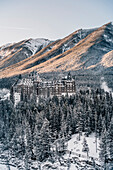 - Das Fairmont Banff Springs Hotel, Banff Town, Bow Tal, Banff National Park, Alberta, Kanada, Nordamerika