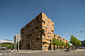 Modern architecture at Randstad Group building at the Cours Maréchal Juin