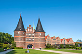 Holstentor, Hansestadt Lübeck, Ostsee, Schleswig-Holstein, Deutschland