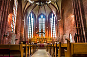 Interior of cloister Cismar, Cismar, Baltic coast, Schleswig-Holstein, Germany