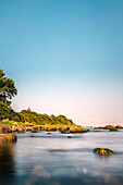 Cliff near Staberhuk lighthouse, Fehmarn island, Baltic coast, Schleswig-Holstein, Germany