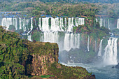 View of the Iguazu Falls from the Brazilian side, UNESCO World Heritage Site, Foz do Iguacu, Parana State, Brazil, South America