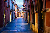 Taormina Street, Taormina, Sicily, Italy, Europe