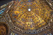 Kuppel von Battistero San Giovanni, UNESCO-Weltkulturerbe, Florenz, Toskana, Italien, Europa