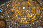 Dome of Battistero San Giovanni, UNESCO World Heritage Site, Florence, Tuscany, Italy, Europe