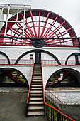 The Great Laxey Wheel, Isle of Man, crown dependency of the United Kingdom, Europe