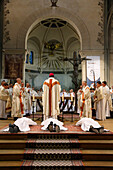 Deacon ordinations in Notre Dame du Travail Church, Paris, France, Europe