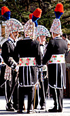 Varaita valley,Cuneo,Sampeyre,Piedmont,Italy, Alpine carnival La Baio di Sampeyre