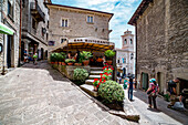View of San Marino district, Republic of San Marino