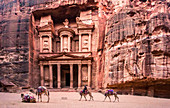 Die Schatzkammer, Petra, Eine alte Stadt von Petra, Al Khazneh, Jordanien