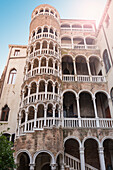 Europa, Italien, Venetien, Venedig, Die Außentreppe des Palazzo Contarini del Bovolo