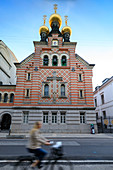 The Russian Orthodox Alexander Nevsky Church in Copenhagen, Denmark
