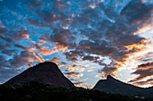 Sunset on Corcovado Mountain, Tijuca National Park, Rio de Janeiro, Brazil