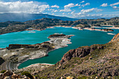 Szenischer Blick auf Laguna Verde, Chile Chico, Provinz General Carrera, Chile