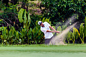 Golf player, Bali, Indonesia