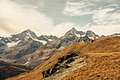 Landschaft um das Matterhorn, Wallis, Schweiz, Europa