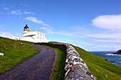 'Leuchtturm, Stoer Head bei Lochinver an der Küste ''The Minch'', Nordwest-  Schottland'