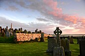 Friedhof am Loch Harray auf Mainland, Orkney Inseln, Äußere Hebriden, Schottland