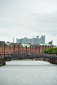 Elbphilharmonie, Speicherstadt, Hamburg, Germany.