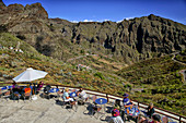 High angle view of La Cruz De Hilda Bar on Tenerife, Canary Islands