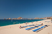 Medano Beach In Cabos San Lucas, Baja California Peninsula, Mexico