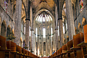 Spain, Catalonia, Barcelona, church of Santa Maria del Mar