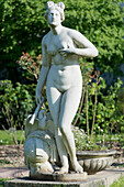 'Frankreich, Paris, 5. Bezirk. Jardin des Anpflanzens. Die Statue ''Venus Genitrix'' von Louis-Charles Dupaty (1818)'