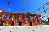 Portugal, Bezirk Viano do Castelo, Ponte do Lima. Die älteste Stadt Portugals. Gasthaus für die Pilger von Santiago de Compostela.