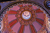 Mexico, Michoacan State, Morelia, Sanctuary of Nuestra Senora de Guadalupe cupola, 17th century, Unesco World Heritage