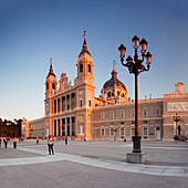 Almudena Cathedral , Santa Maria la Real de La Almudena, Plaza de la Armeria, Madrid, Spain, Europe