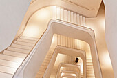 Treppe, CaixaForum, Museum, Architekt Herzog und De Meuron, Madrid, Spanien, Europa