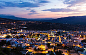 Twilight view over Chefchaouen ,Chaouen, ,The Blue City, Morocco, North Africa, Africa
