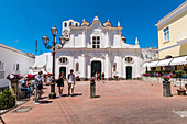 church of Santa Sofia at Anacapri, island Capri, Golf of Napoli, Italy