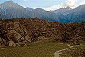 View of Southern Sierra from Alabama Hills, California, USA
