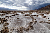 Landschaft von Badwater Becken, Death Valley, Kalifornien, USA