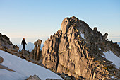 Foto von Bergsteiger am Mount Rexford, Chilliwack, British Columbia, Kanada