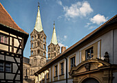 UNESCO Welterbe Bamberger Altstadt, Bamberger Dom, Bamberg, Franken, Bayern, Deutschland