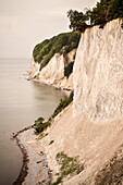 UNESCO Welterbe „Alte Buchenwälder Deutschlands“, Jasmund Nationalpark, Kreidefelsen auf der Insel Rügen, Mecklenburg-Vorpommern, Deutschland, Ostsee