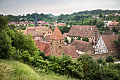 UNESCO Welterbe Kloster Maulbronn, Blick auf Klosterstadt, Zisterzienserkloster, Maulbronn, Baden-Württemberg, Deutschland