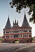 UNESCO Welterbe Hansestadt Lübeck, Holstentor das Wahrzeichen der Stadt, Schleswig-Holstein, Deutschland