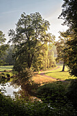 UNESCO World Heritage Classical Weimar, park along the Ilm river, Weimar, Thuringia, Germany