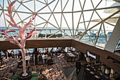 Diamant bar and restaurant area aboard cruise ship Mein Schiff 6 (TUI Cruises), Baltic Sea, near Denmark