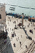 Palazzo Ducale, Doge´s Palace, Piazetta, Colonne di San Marco, column of Sant Mark, Venezia, Venice, UNESCO World Heritage Site, Veneto, Italy, Europe