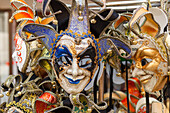 Venetian masks, carnival, Venezia, Venice, UNESCO World Heritage Site, Veneto, Italy, Europe