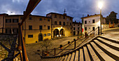 Palazzo del Podesta, townhall, Piazza, square, Radda in Chianti, Chianti, Tuscany, Italy, Europe